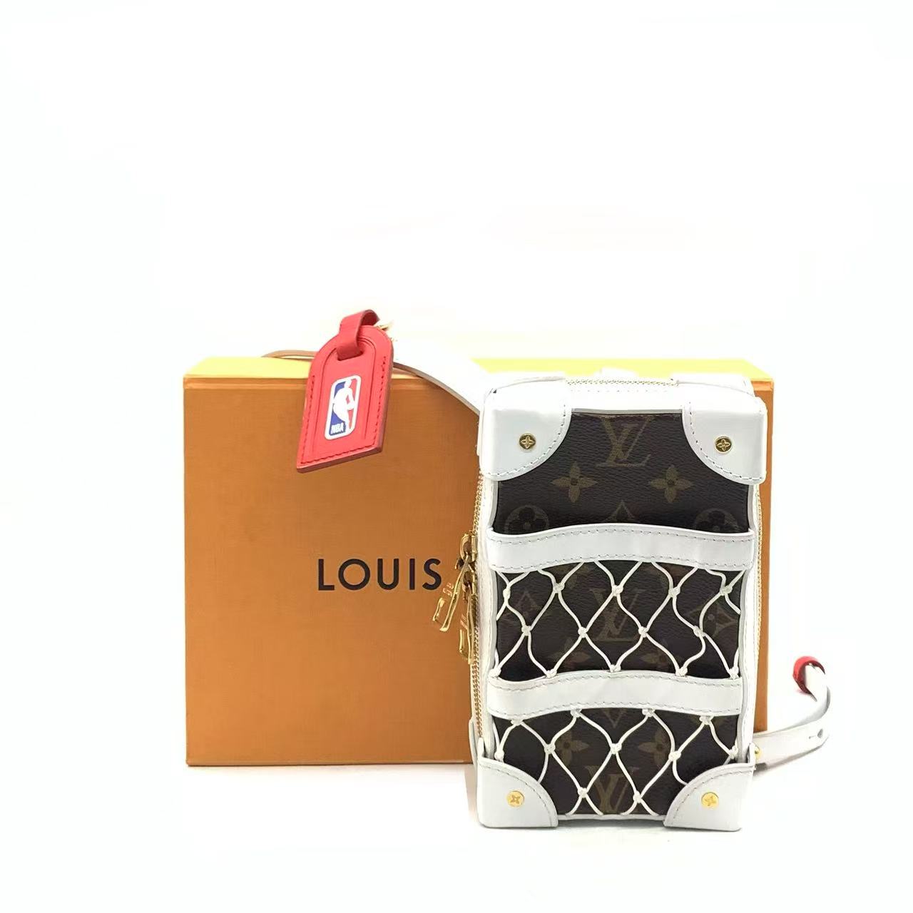 99新 LouisVuitton/路易威登 【安则专属】老花小号软盒子包/联名款