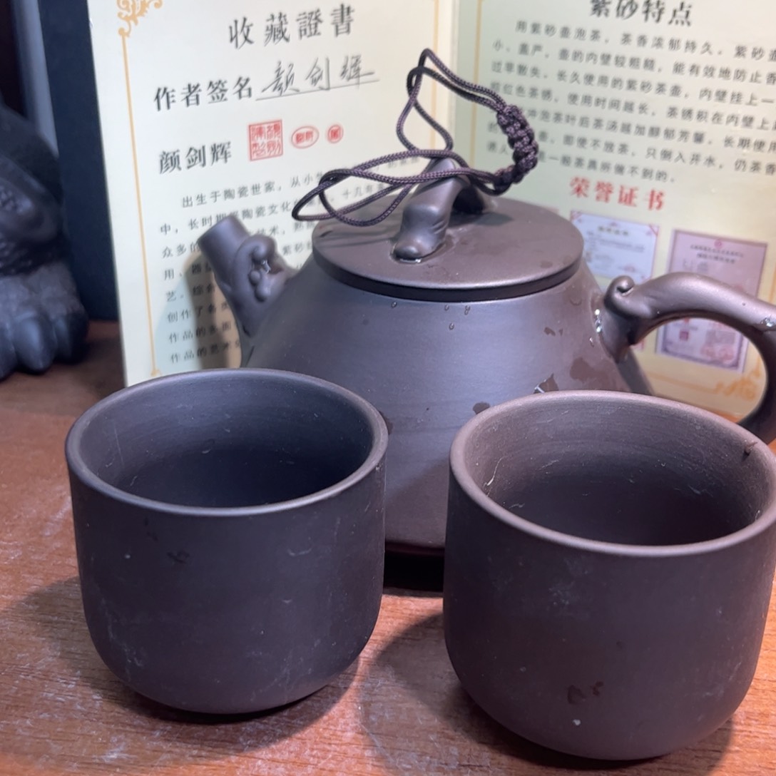 盖碗紫砂壶泡茶的