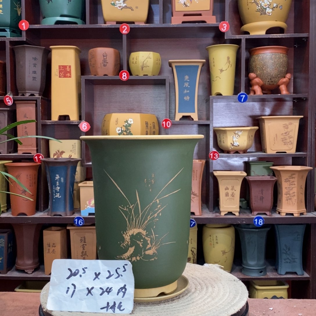 紫砂花盆紫砂花盆