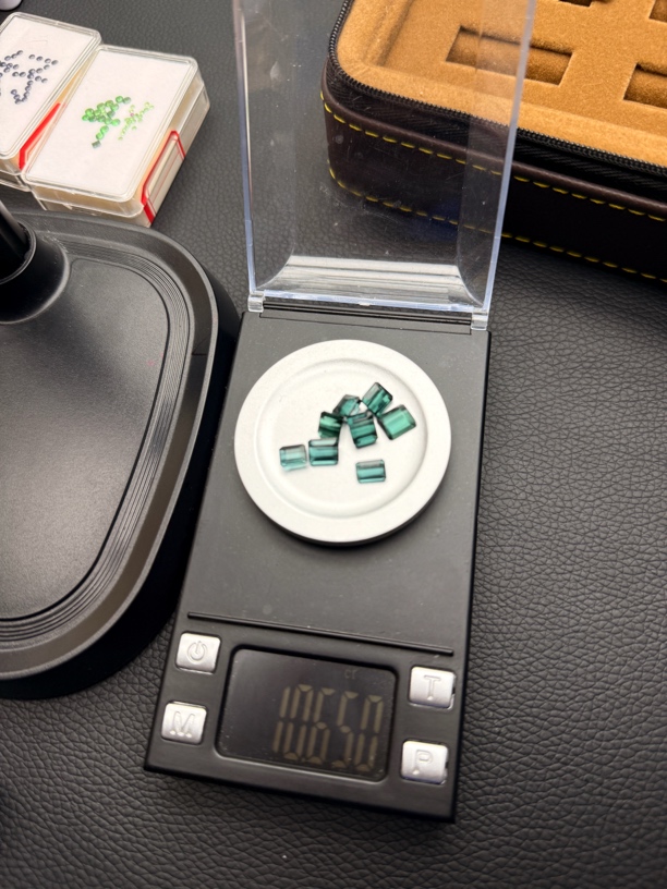 天然蓝碧玺碧玺碧玺