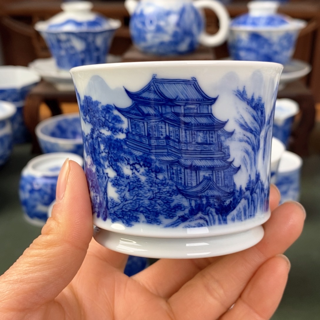 杯景德镇陶瓷手工手绘