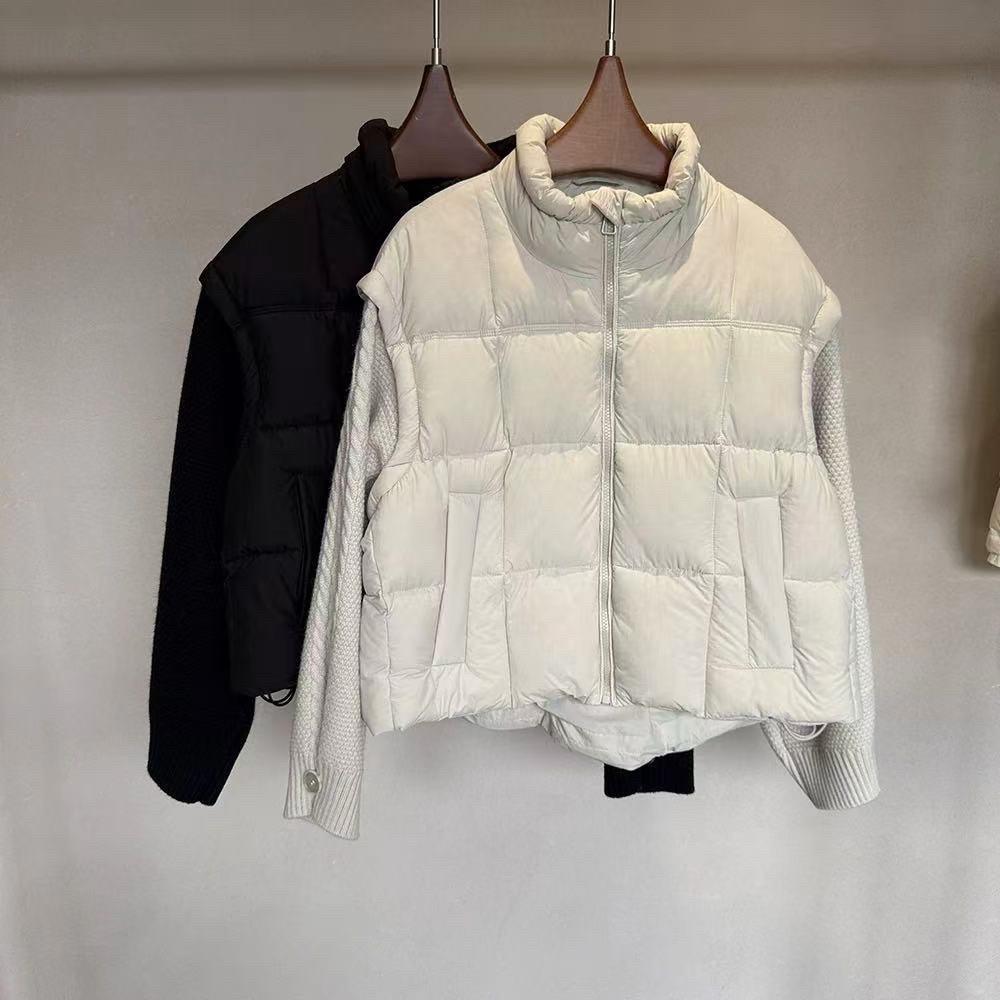 【轻奢】90绒2025羽绒服女冬季新款巨好看的针织面包服冬季外套洋气
