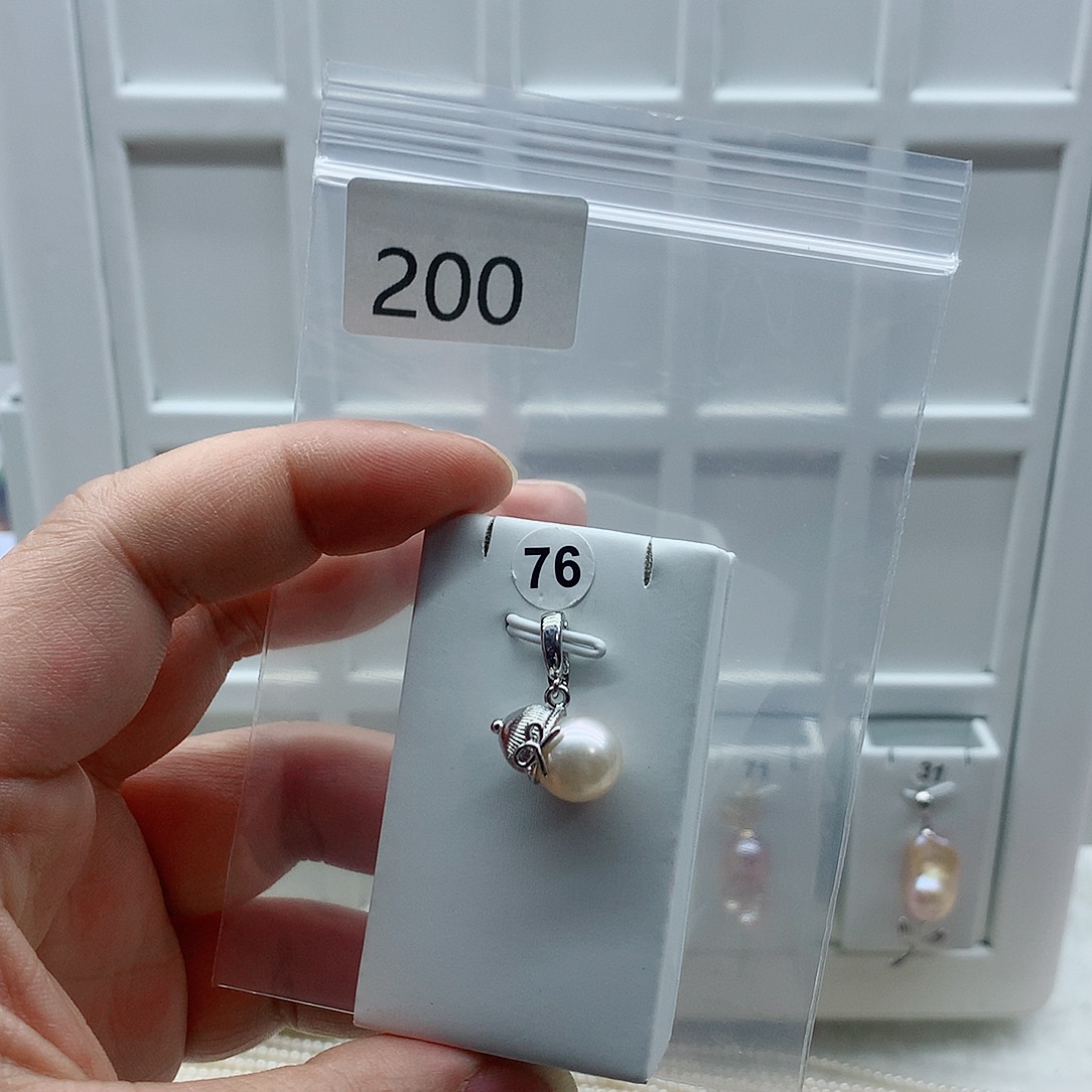 淡水珍珠合金吊坠(不含链)