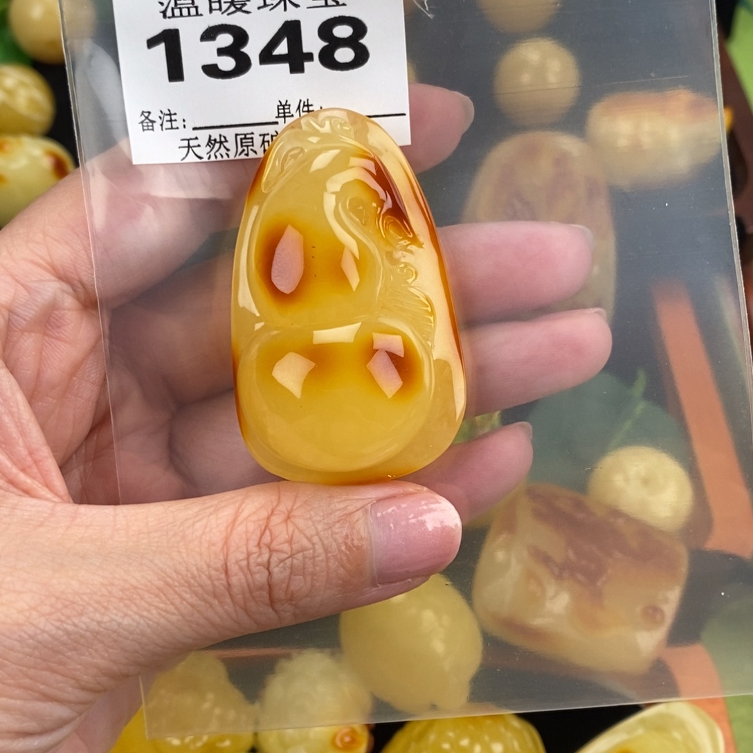 琥珀未镶嵌珠宝奇石裸石