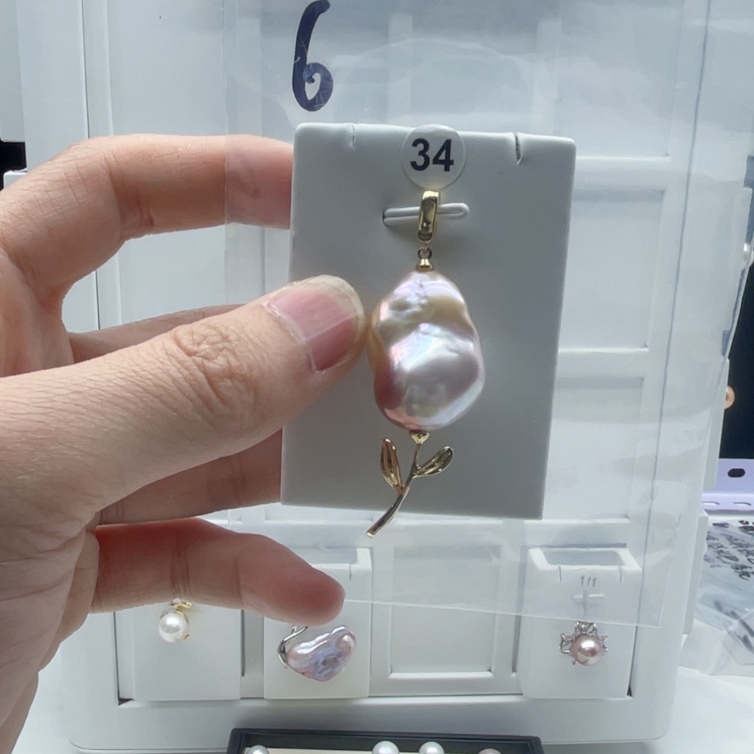 颈饰淡水珍珠合金