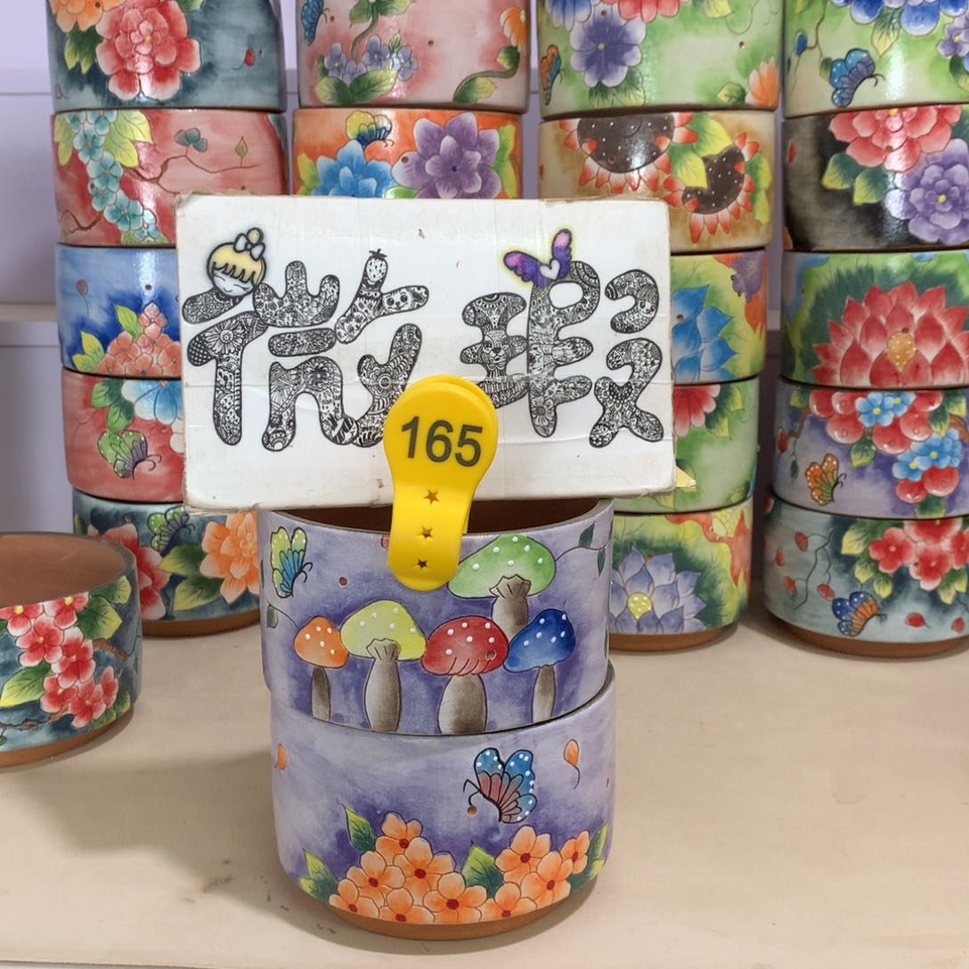 捉*客微瑕福利红陶花盆