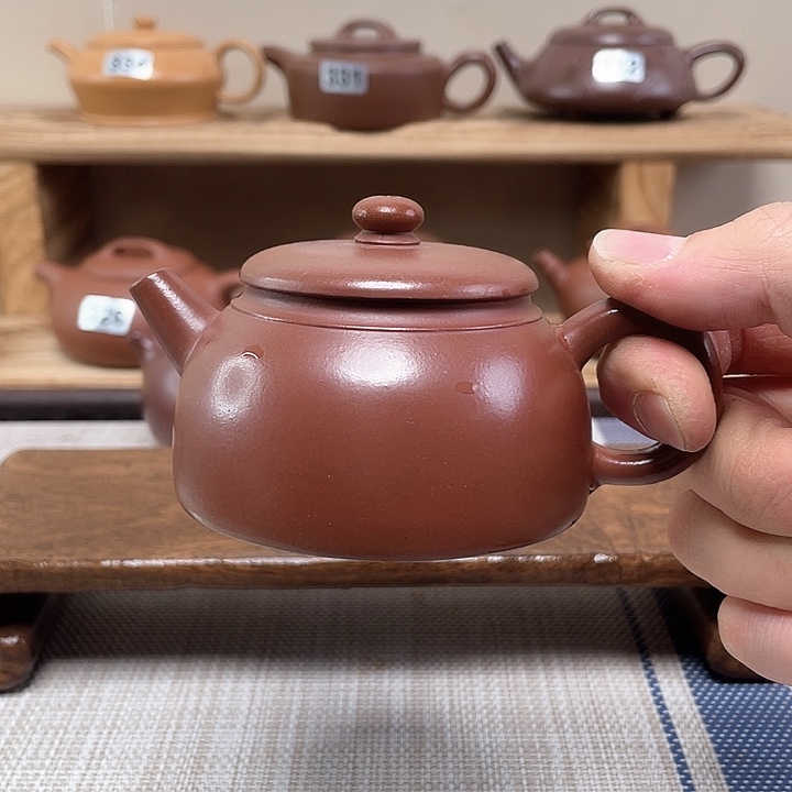 紫砂茶壶太****墙原矿手工紫砂壶