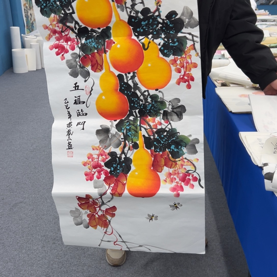 国画宣纸纯手绘字画