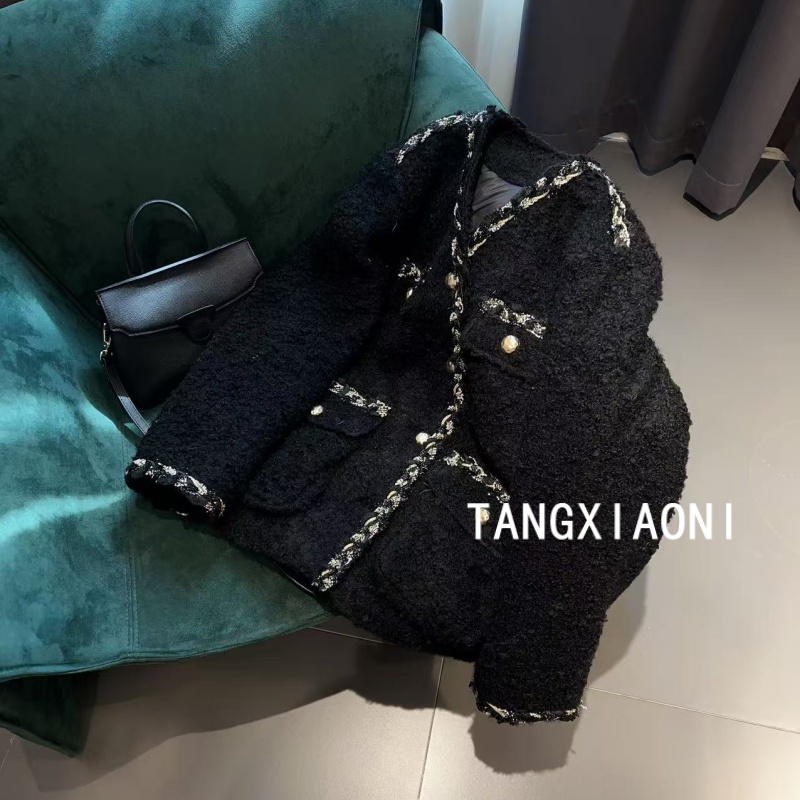 5店 黑金编织款 重磅手工 羽羽外套潮牌女装