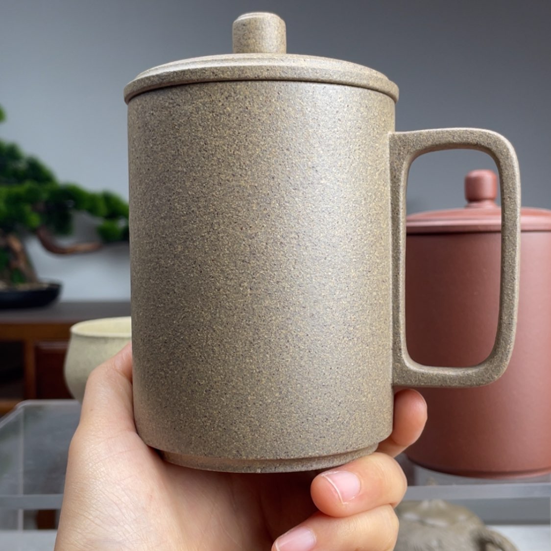 【闪购商品】紫砂茶壶降坡盖杯容量360cc