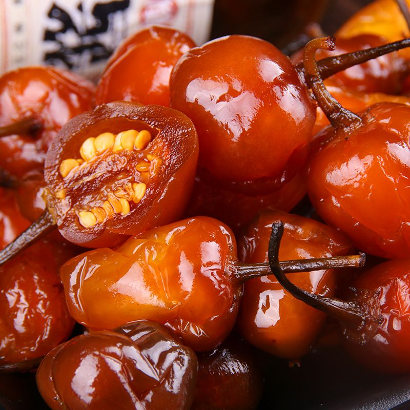 广西特产五彩椒泡椒 香脆五彩椒酱油腌下饭 面 菜味道很香