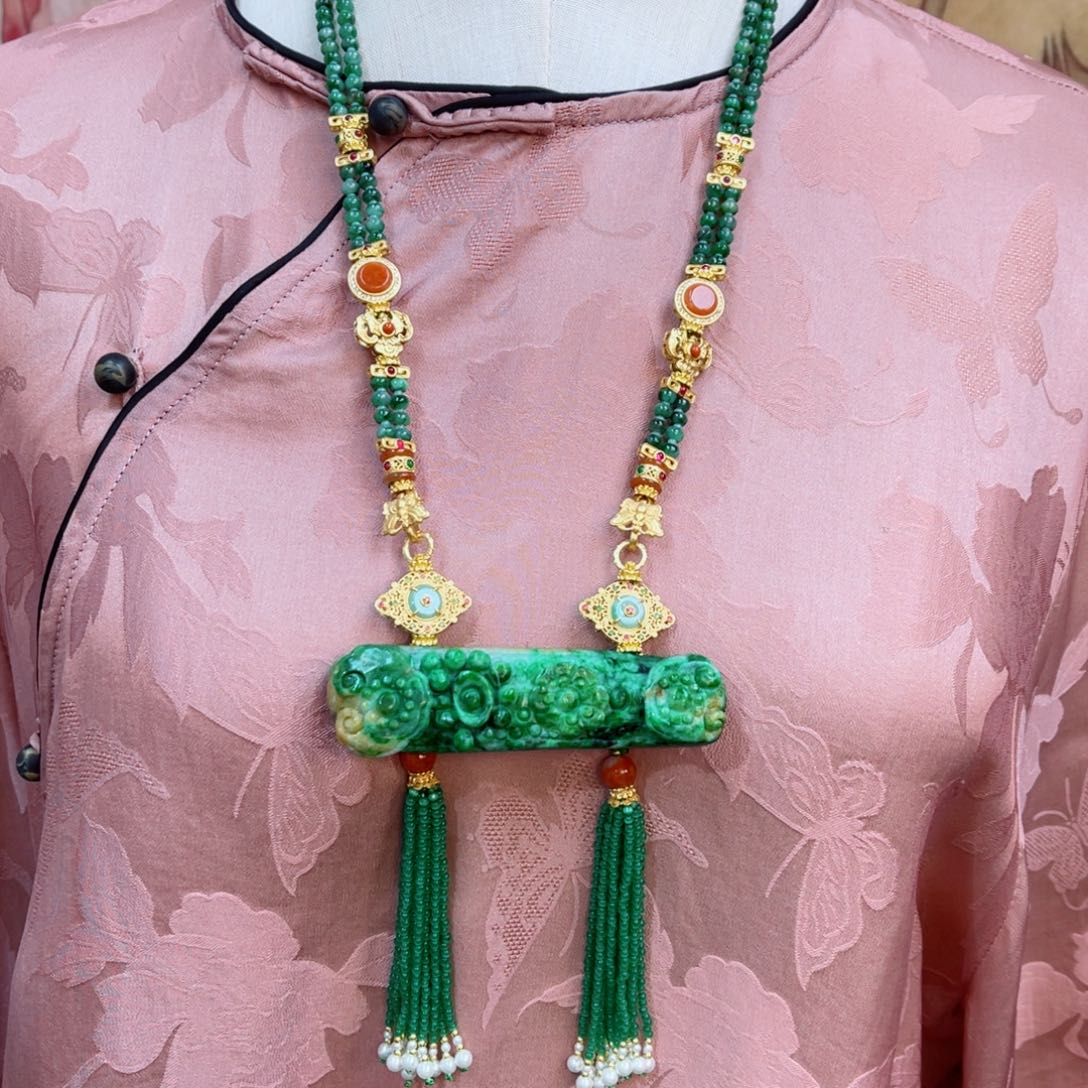 翡翠颈饰合金48小时鉴赏期