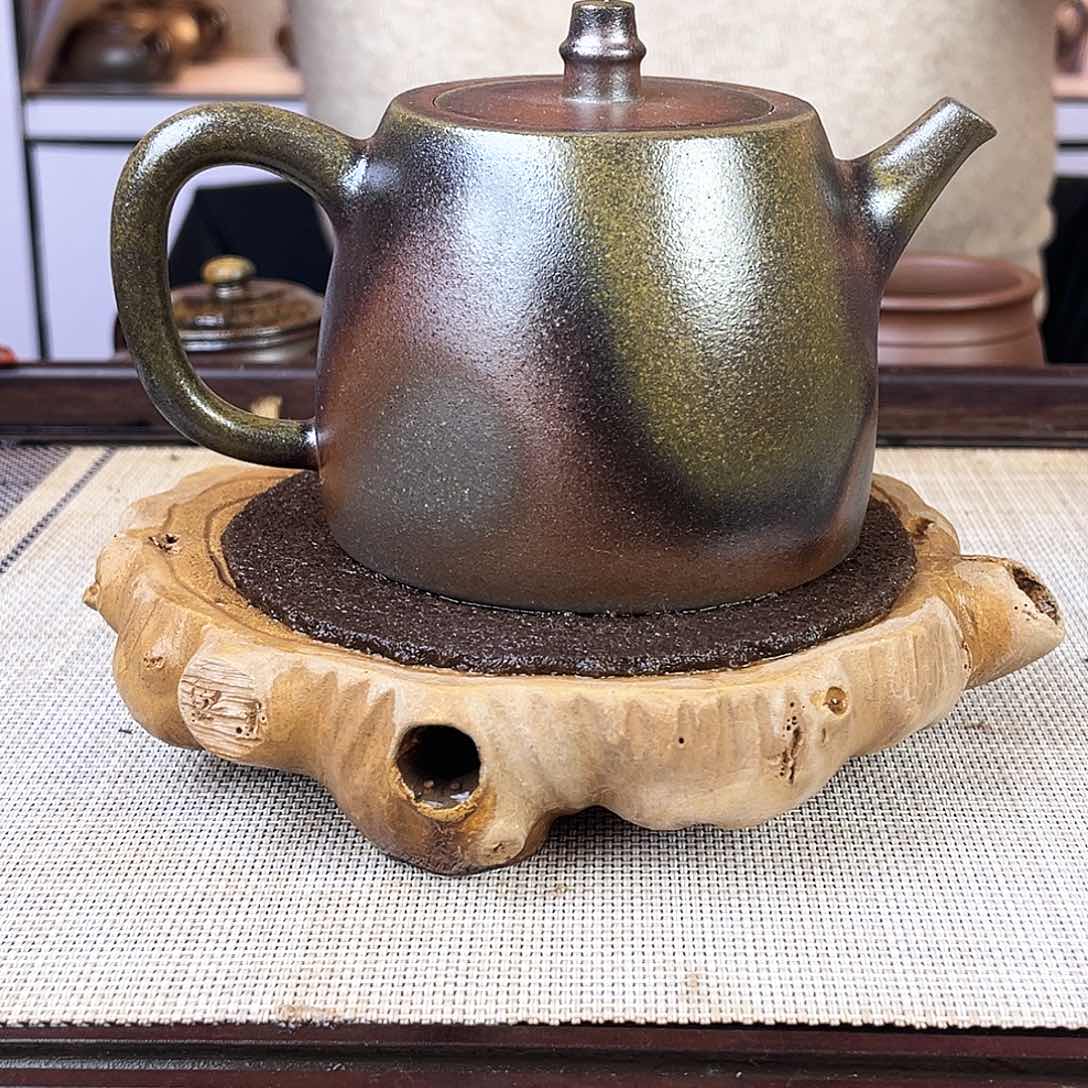 紫砂茶壶宜兴紫砂底槽青柴烧380c c