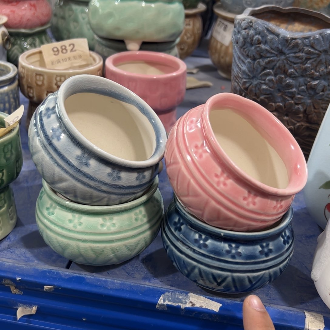 陶瓷陶瓷多肉花盆@@1320