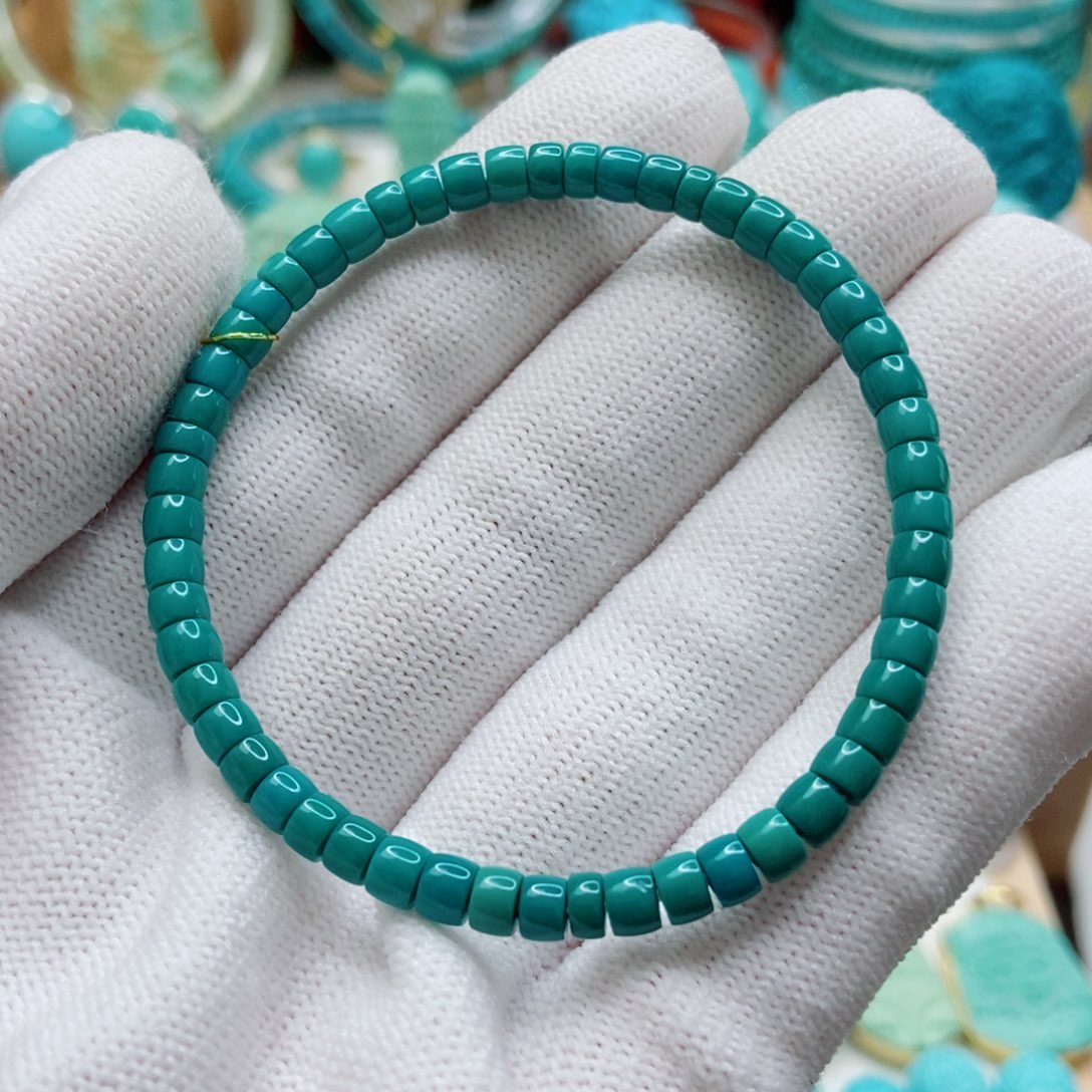 绿松石未镶嵌手串4mm