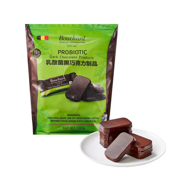比利时进口乳0酸菌黑巧克力制品504g【限用日期2026.6.3】