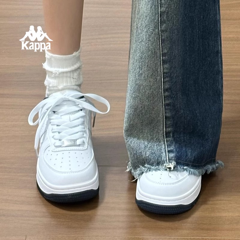 Kappa男女休闲板鞋2025秋季新款时尚潮鞋百搭休闲运动小白鞋06CJ