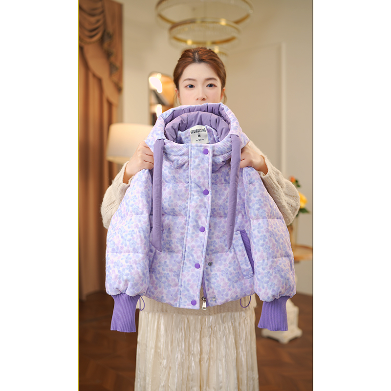 【现货】女童棉袄2025加厚新款冬季休闲洋气中大童儿童冬装棉服3713