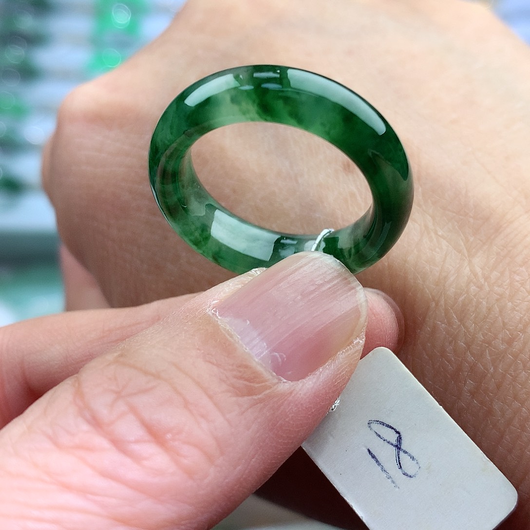 未镶嵌戒指翡翠18号