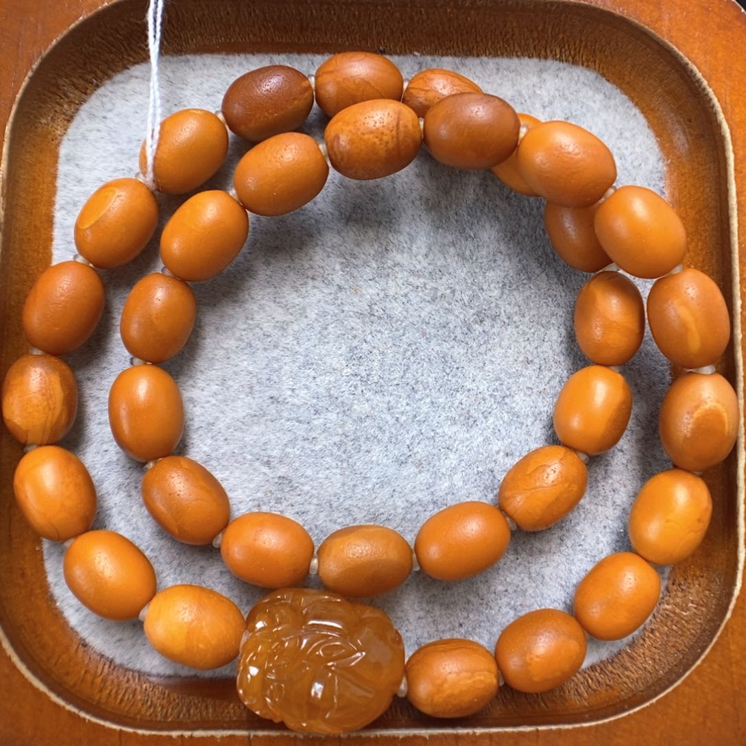 蜜蜡手串未镶嵌蜜蜡