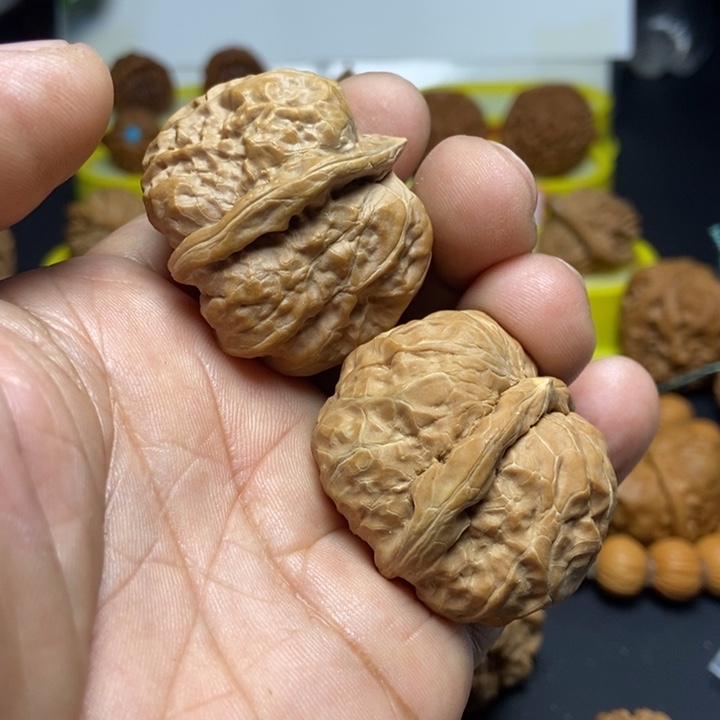 文玩核桃把件蛤蟆头11