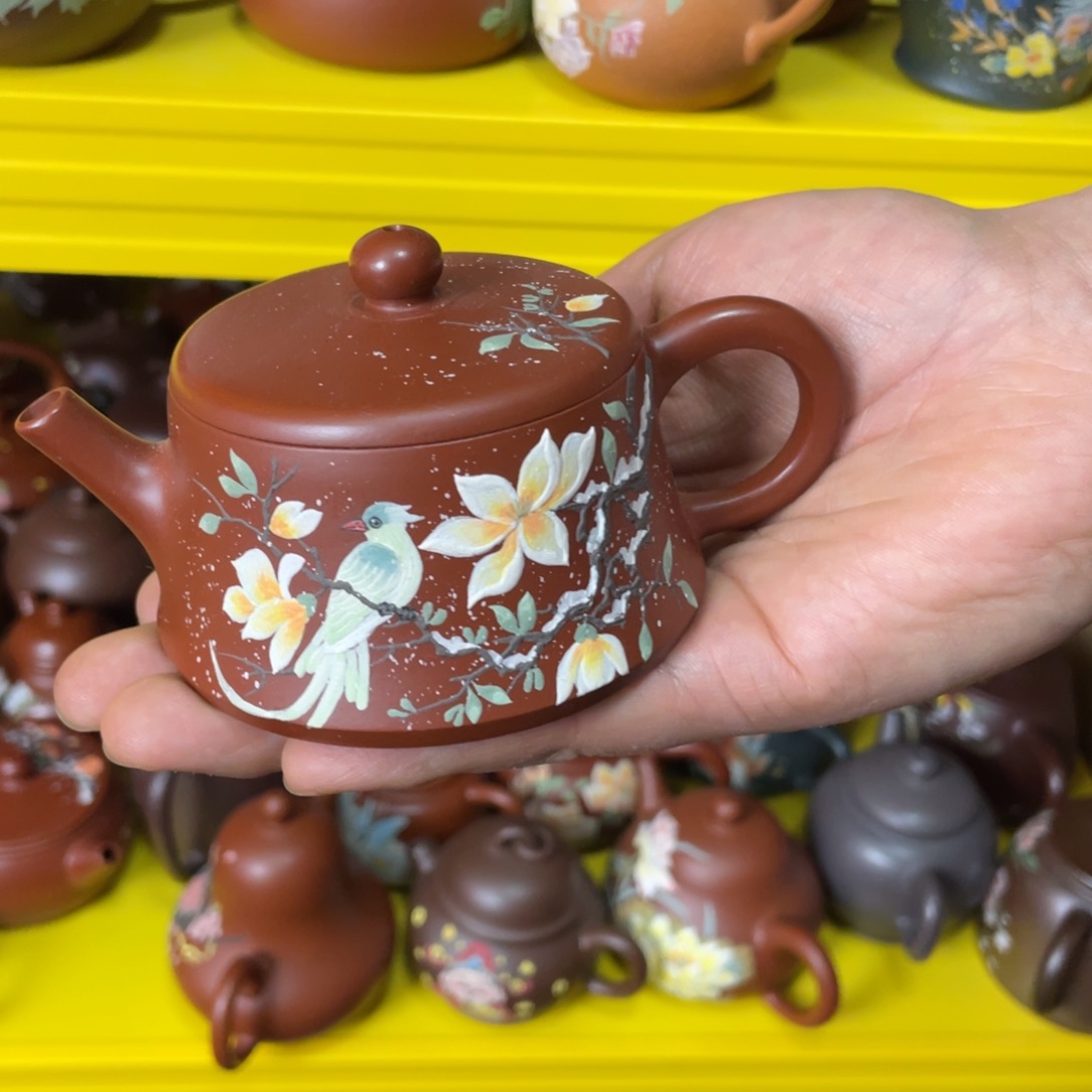 茶杯红泥紫砂主人杯150cc