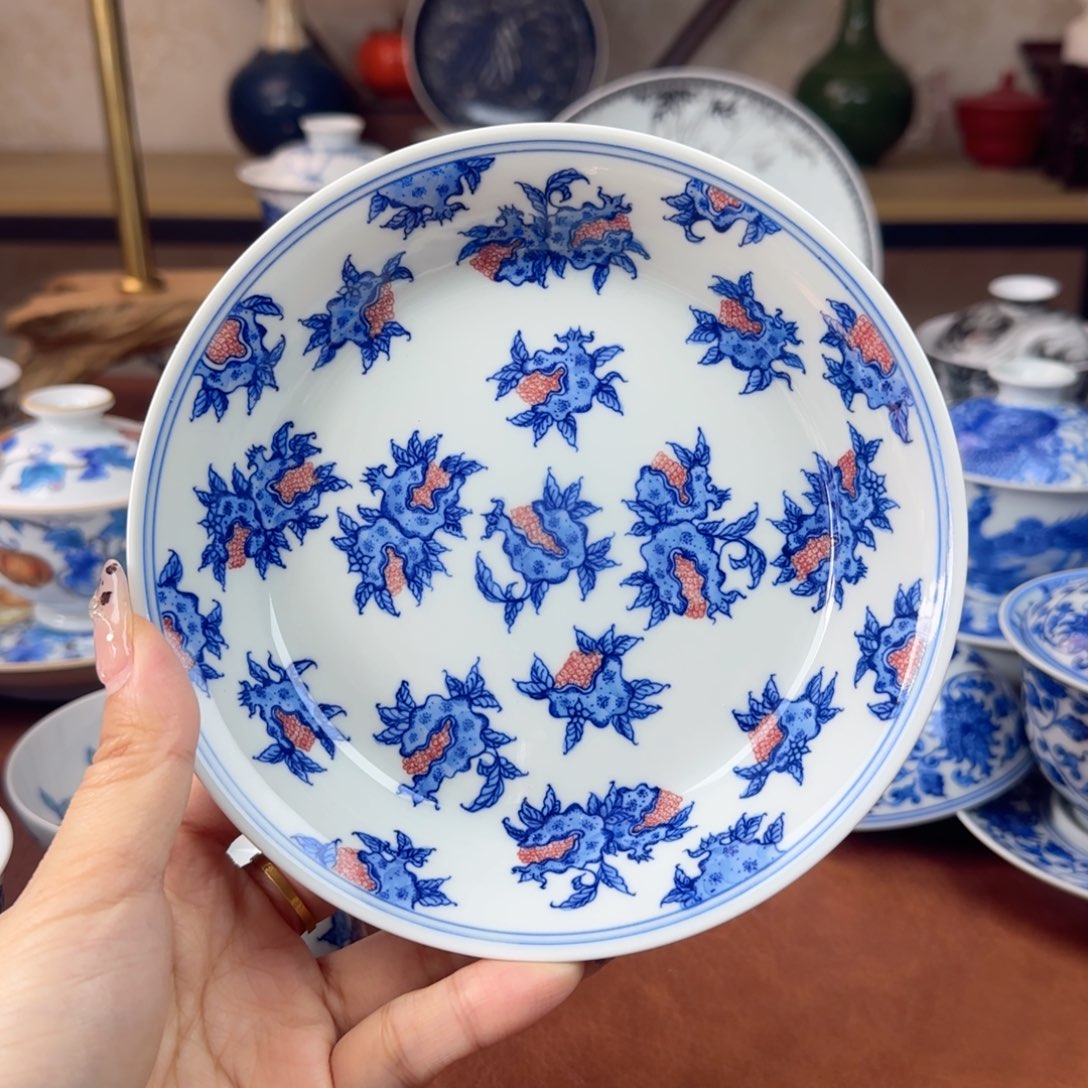 景德镇陶瓷手绘壶承