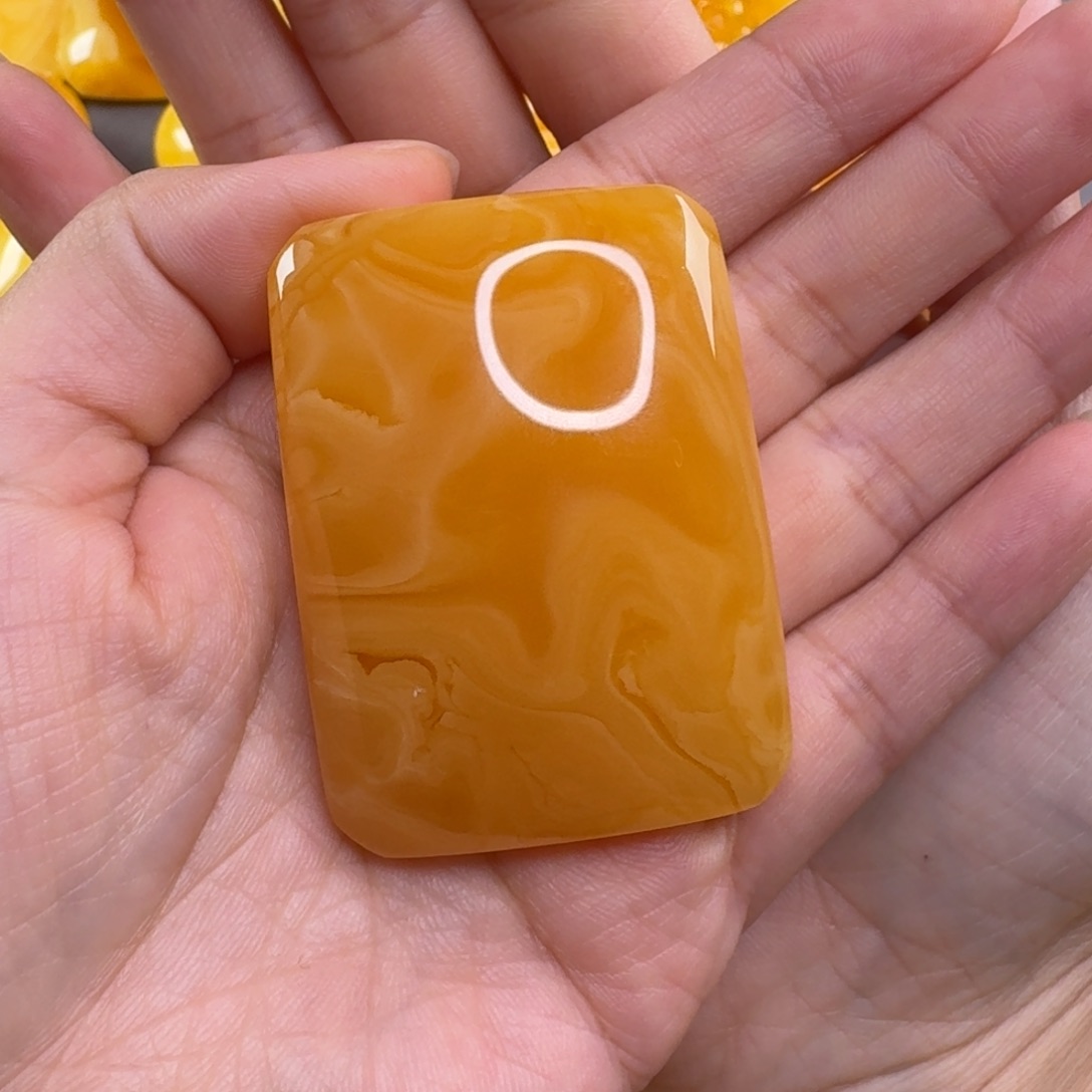 蜜蜡毛衣链未镶嵌小*莓