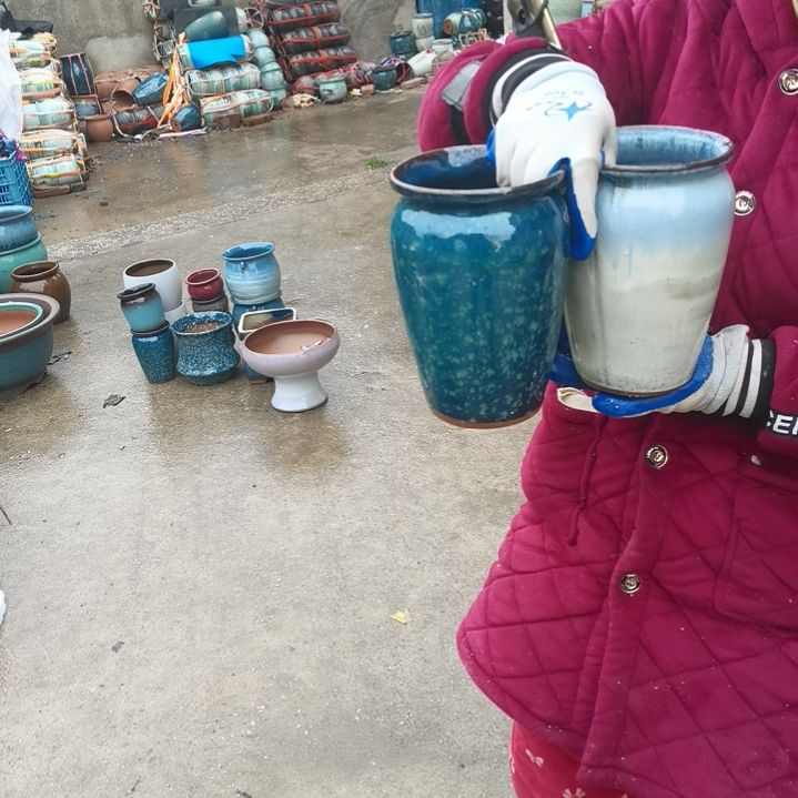 红陶口13高20瑕疵