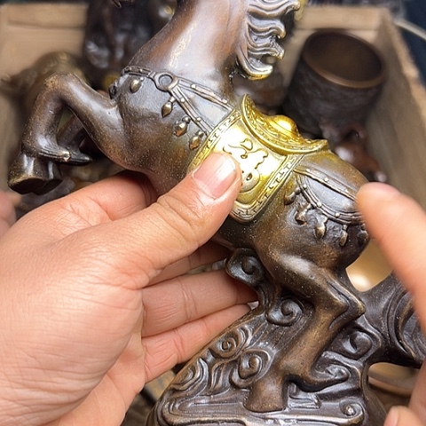 铜制文玩把玩物件