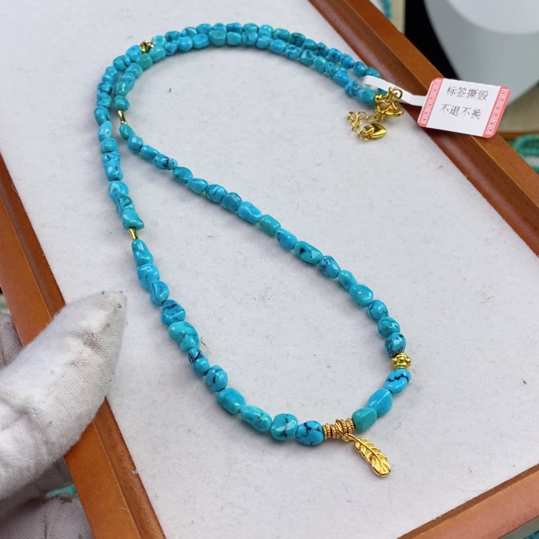 未镶嵌绿松石项链