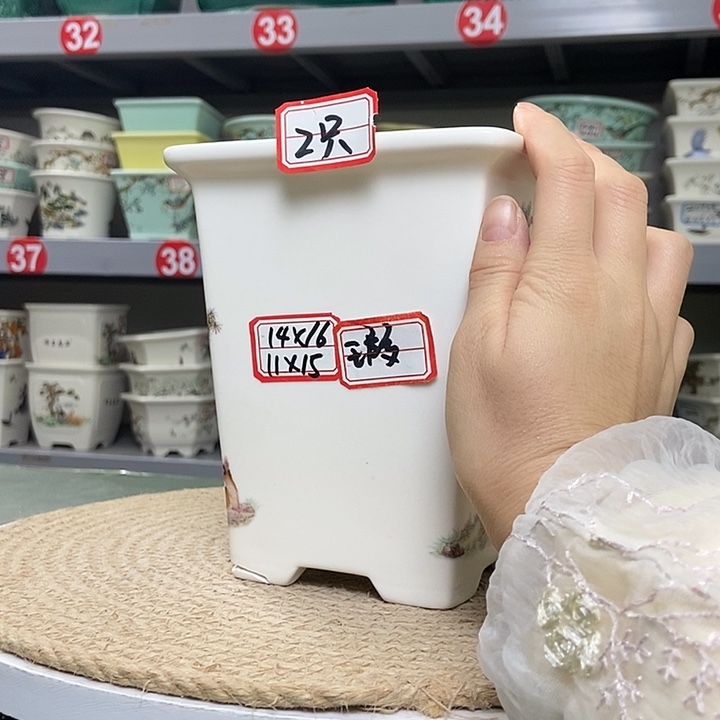 紫砂紫砂花盆9963