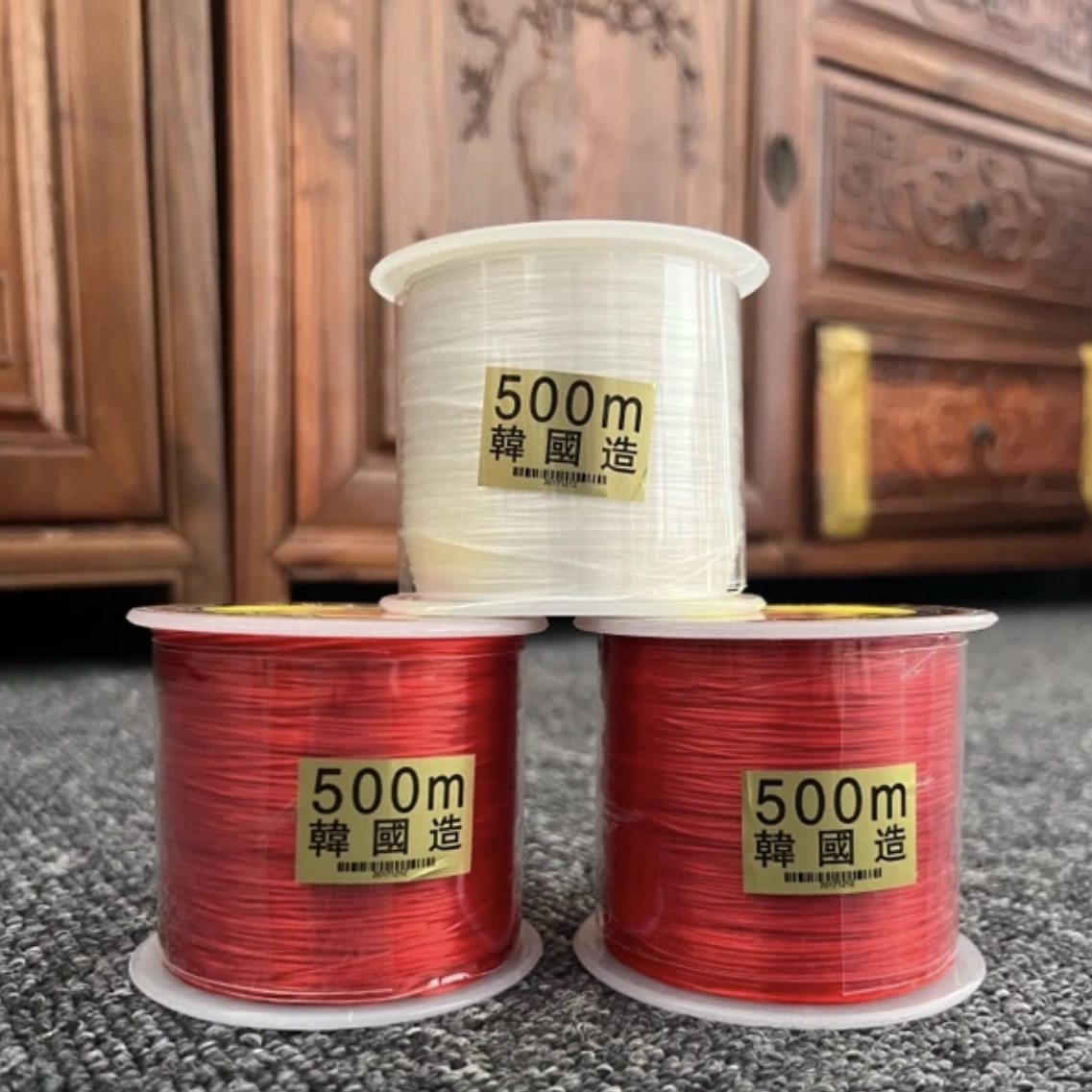 DIY首饰编织配件专用线，0.8mm，整圈500m