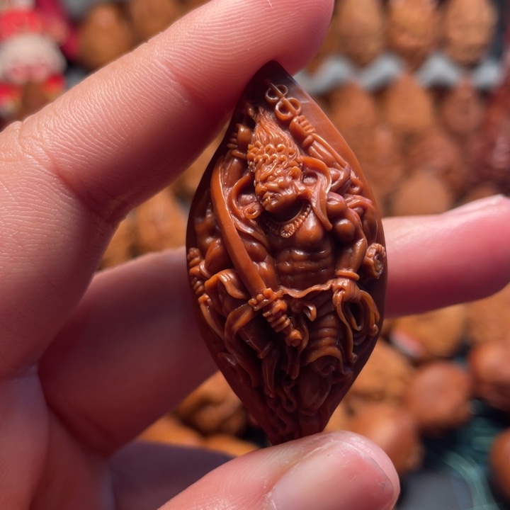 【闪购商品】橄榄核手串/手链不动明王。