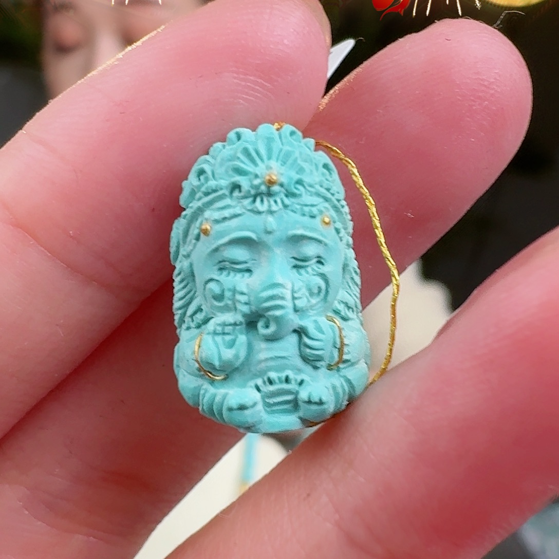 绿松石珠宝奇石未镶嵌