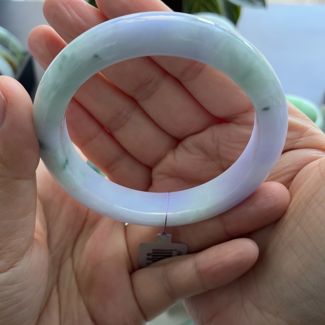 翡翠未镶嵌手镯天然