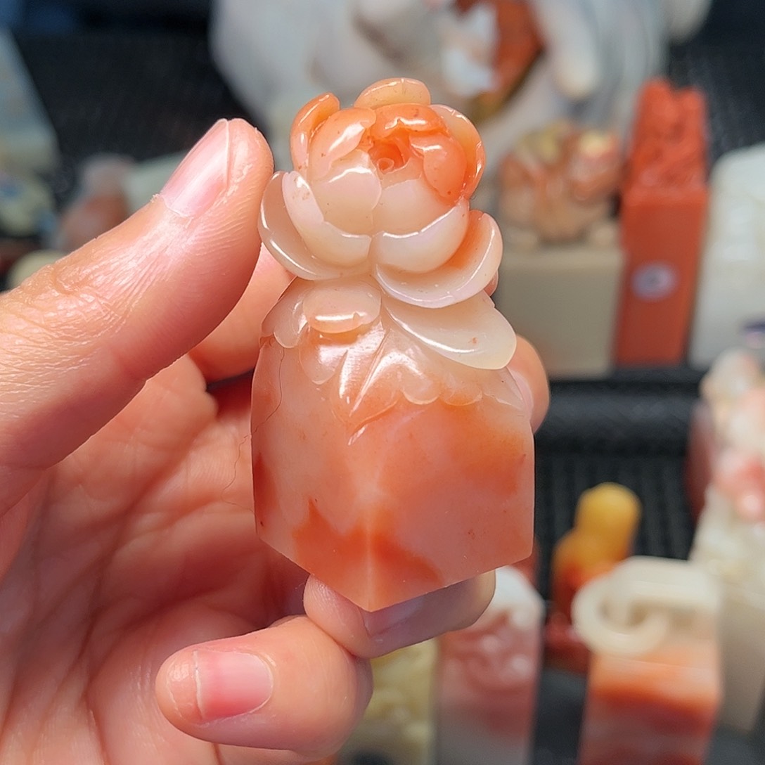寿山石印石这个点睡起来