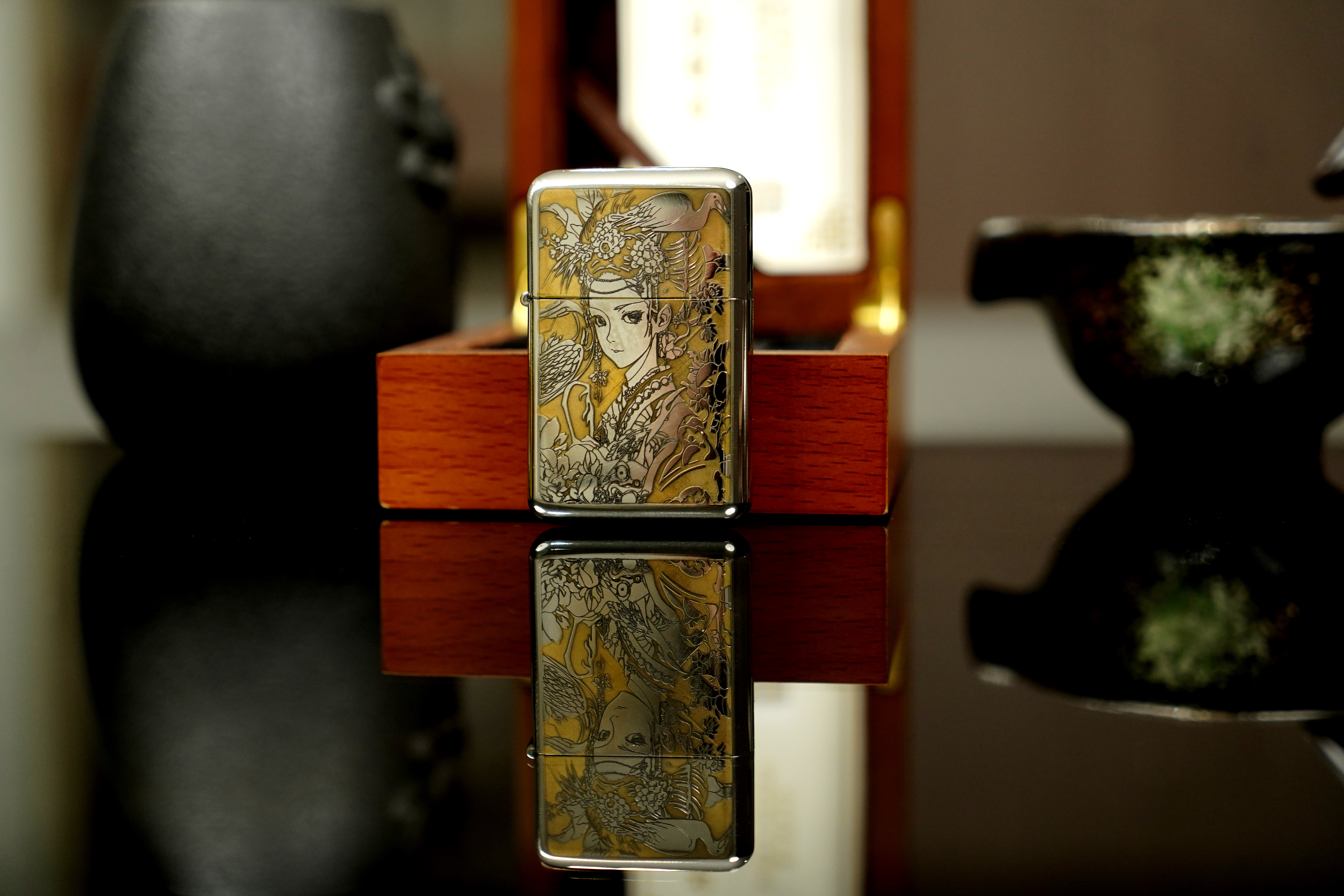 三代刀马旦 典藏限量版打火机 编号款（全新无煤-油 ）