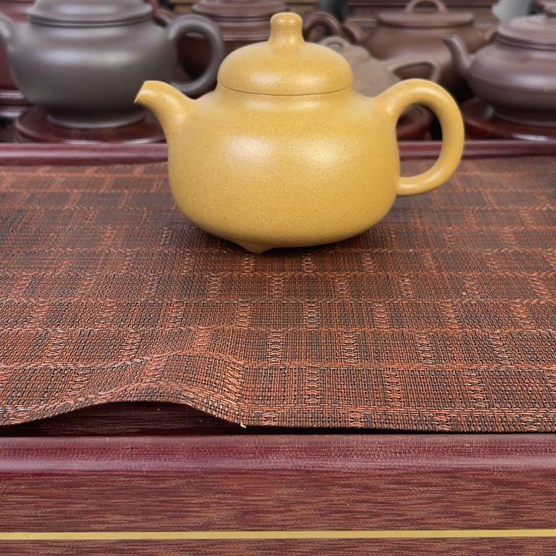 紫砂茶壶完美黄金段三足乳鼎