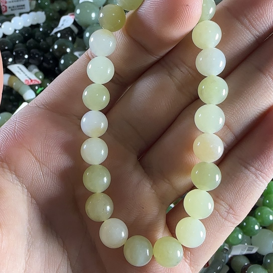 和田玉手链未镶嵌3