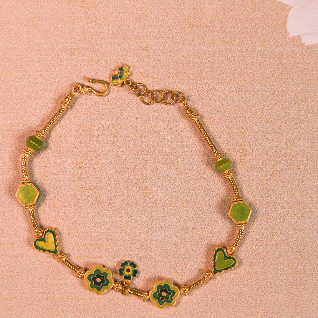 汕溏黄金 足金【绿野仙踪】手链F