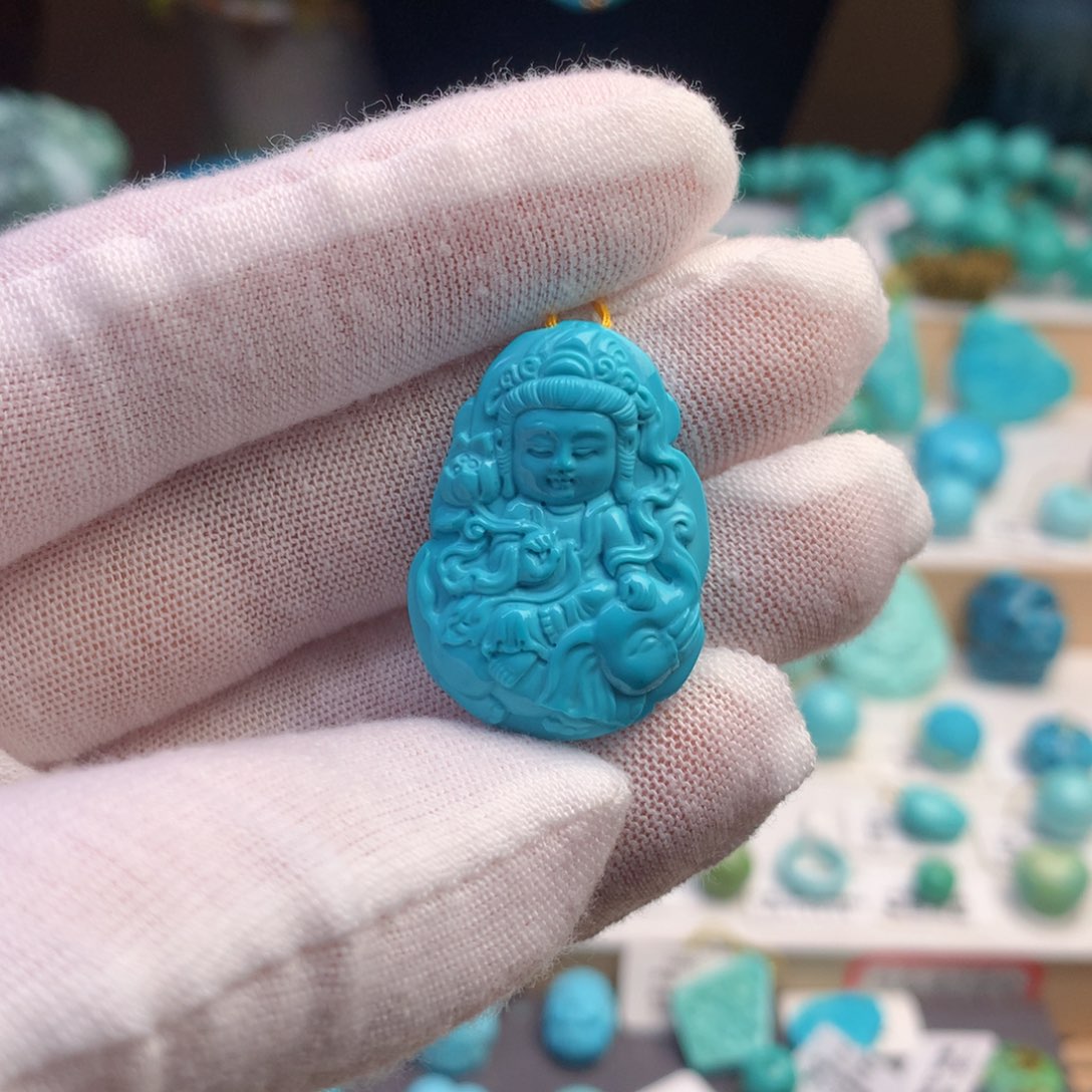 绿松石珠宝奇石未镶嵌