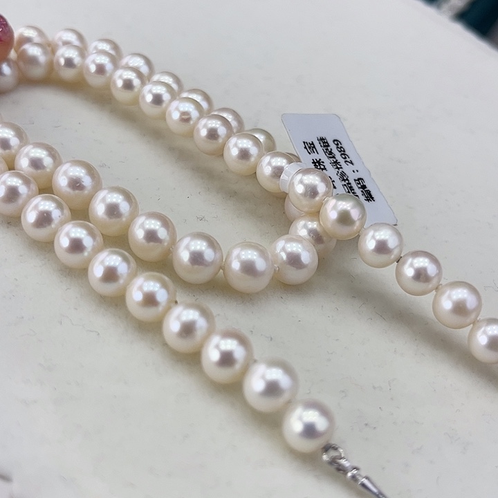 淡水珍珠颈饰银S925镶嵌➕7.8极光天女粉炫彩