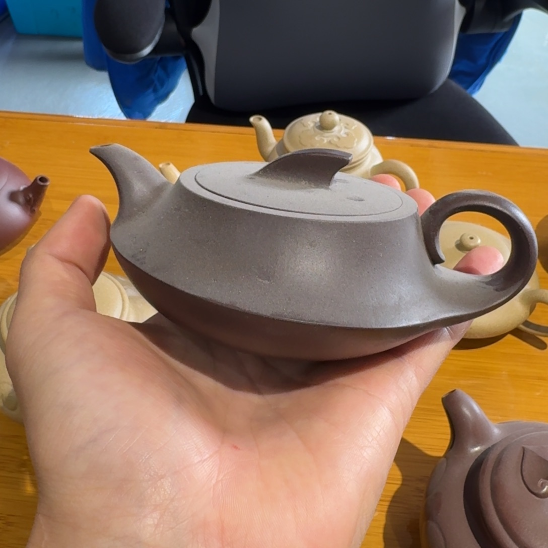 喝***景紫砂茶壶原矿原石的制作方法