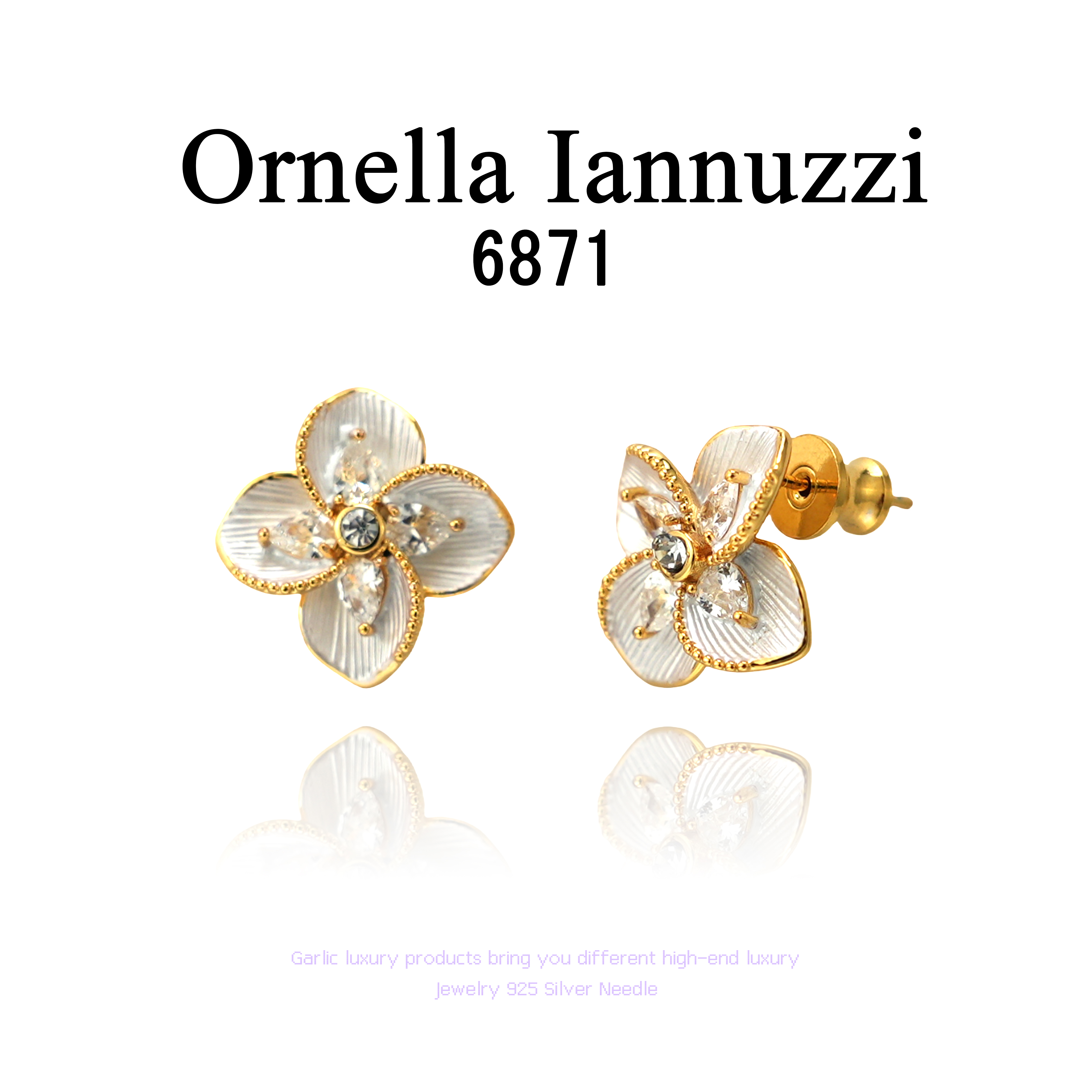 铜合金耳饰 Ornella Iannuzzi耳饰~6871