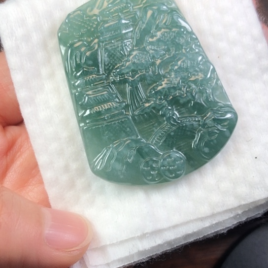 翡翠未镶嵌颈饰缅甸A货，每天下午1点半开播