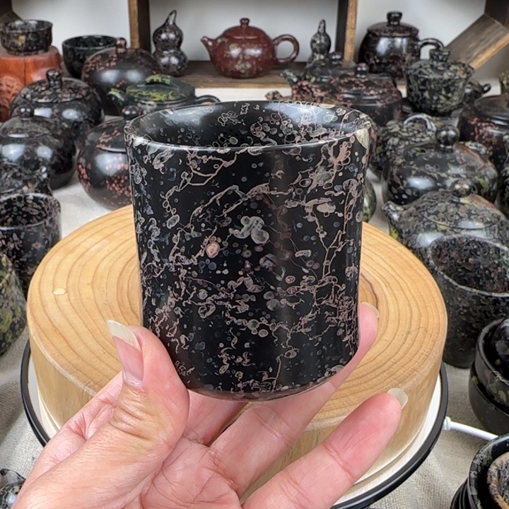 梅花玉紫金粉主人杯130毫升