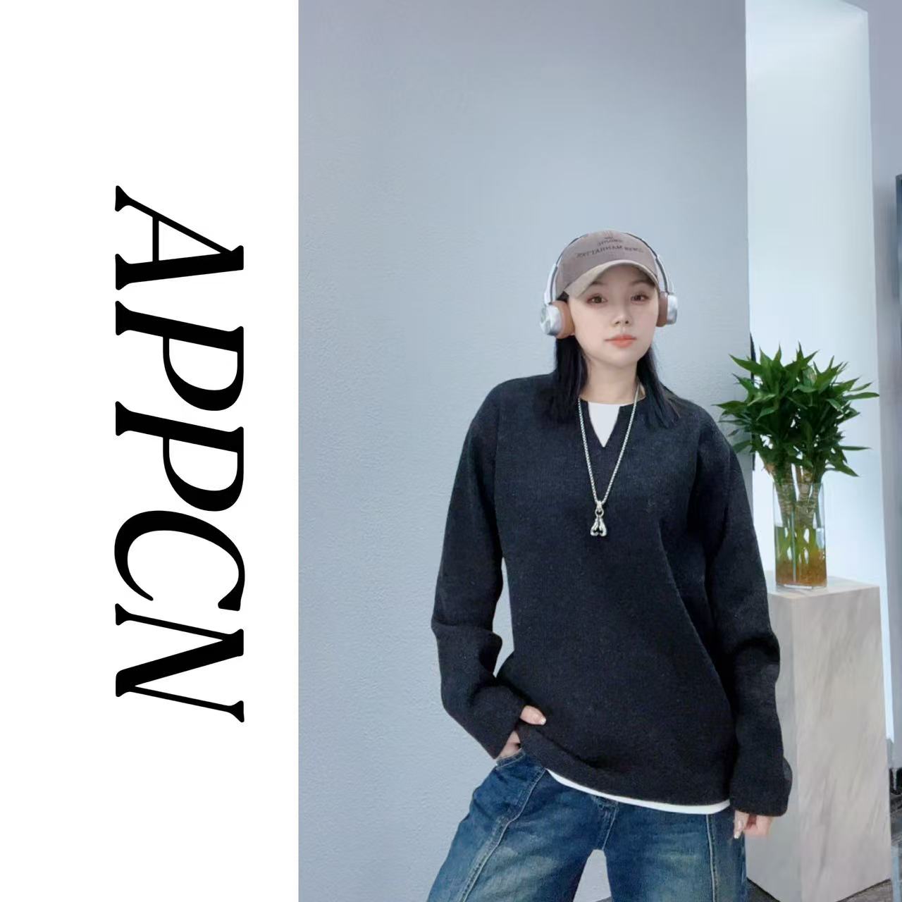 【APPCN潮牌】秋冬男士卫衣长袖百搭高档潮牌爆款时尚男士上衣