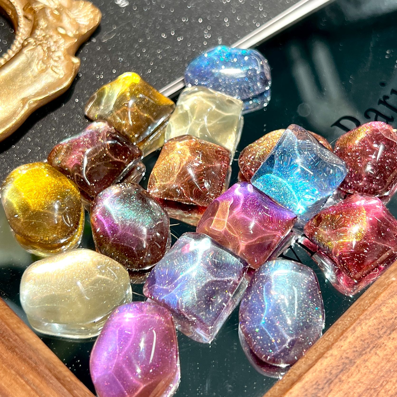 RoseYounai Vintage系列秋冬显白日式罐装猫眼甲油胶