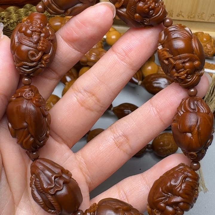 橄榄核手串/手链八大财神